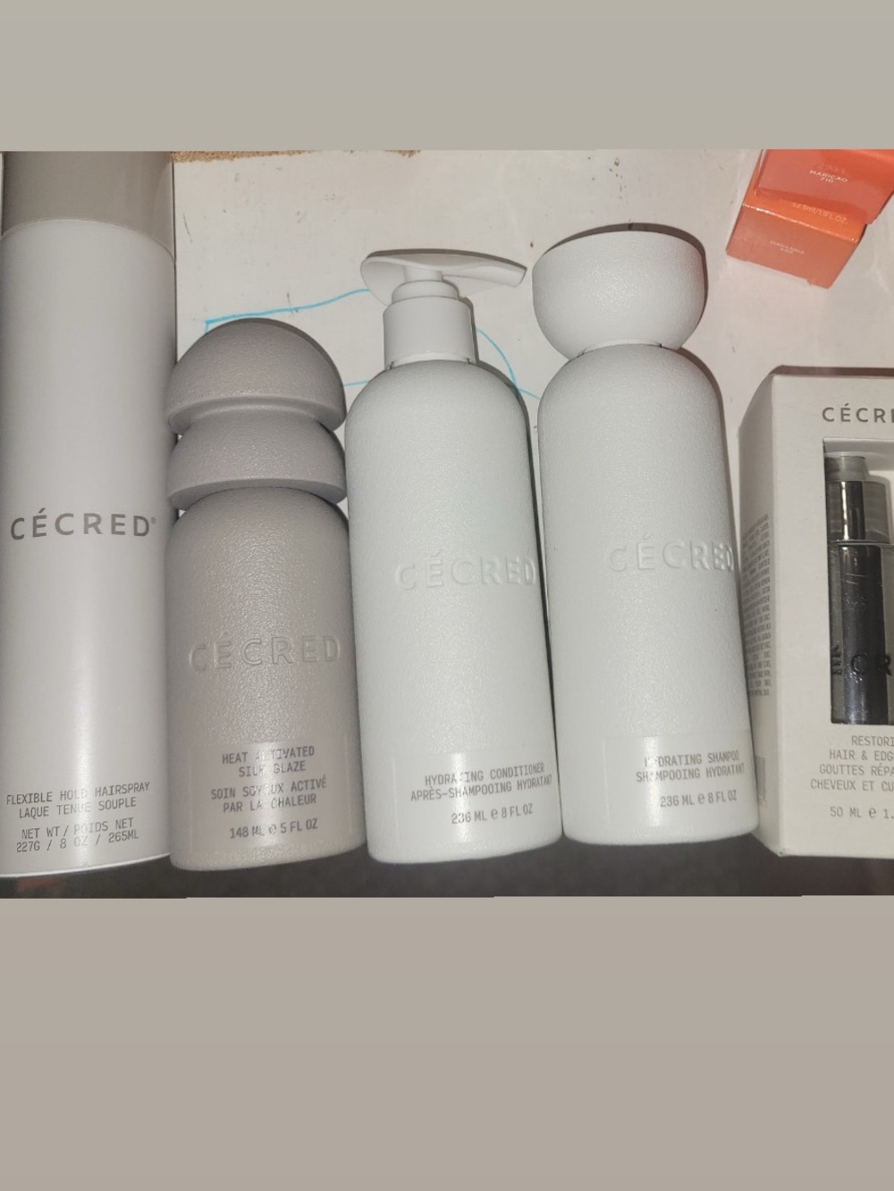 Cécred Women Hair Treatment & Mask Bundle - White